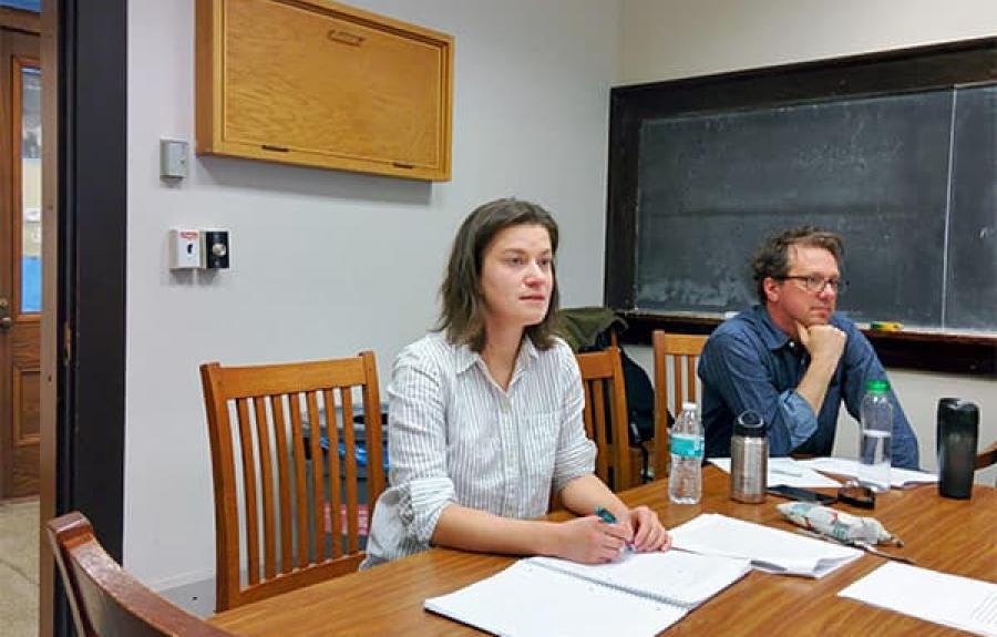 German Studies graduate student with Professor Paul Fleming